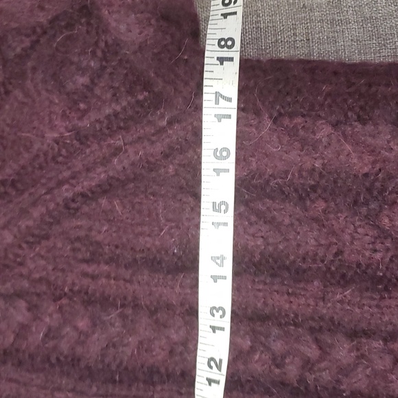 ALC alpaca blend crewneck Cable Knit pullover sweater size s - Picture 13 of 14